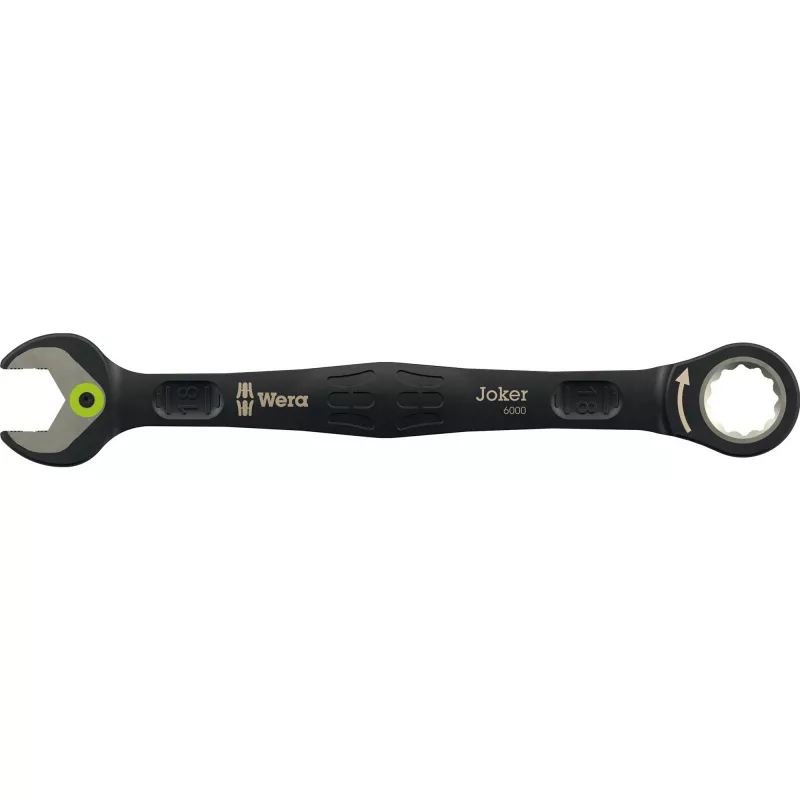 Wera 6000 Joker Black Edition terkšlinių kombinuotų veržliarakčių rinkinys, 11 vnt.