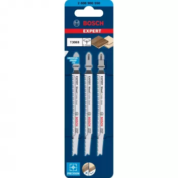 Bosch 2 608 900 550 pjūklo diskas dėlionėms EXPERT Wood 2-side clean, 3 vnt.