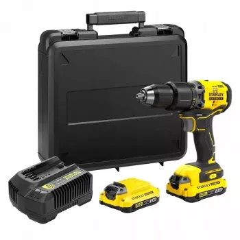 Belaidis gręžtuvas-suktuvas 18V FATMAX V20 2x2.0Ah dėkle