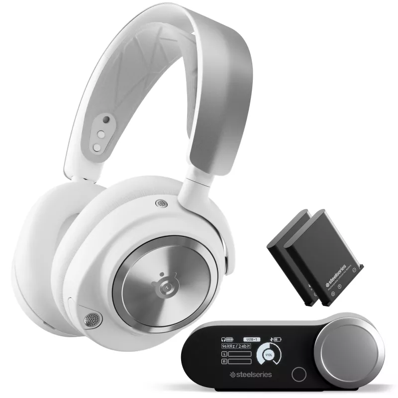 Steelseries Arctis Nova Pro belaidės ausinės PC ir PlayStation