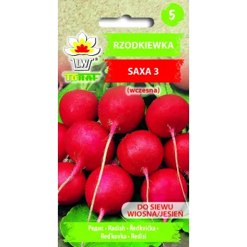 Sėklos ridikėlių Saxa 3, 10g daržovių sėklų pakuotė