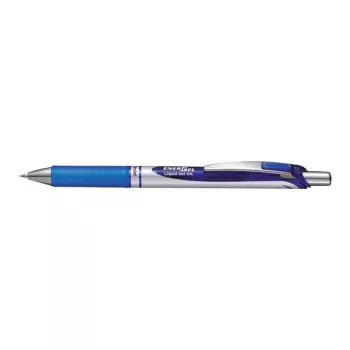 PENTEL EnerGel XM užtraukiamas tušinukas su segtuku, mėlynas rašalas, 12 vnt.