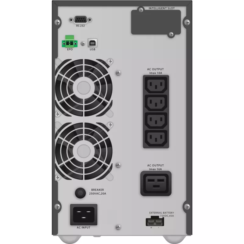 PowerWalker VFI 3000 TGB nepertraukiamo maitinimo šaltinis (UPS) 3 kVA 2700 W 5 lizdai