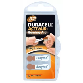 Duracell A312/DA312/ZL312 | Cinko-oro baterijos | 6 vnt.