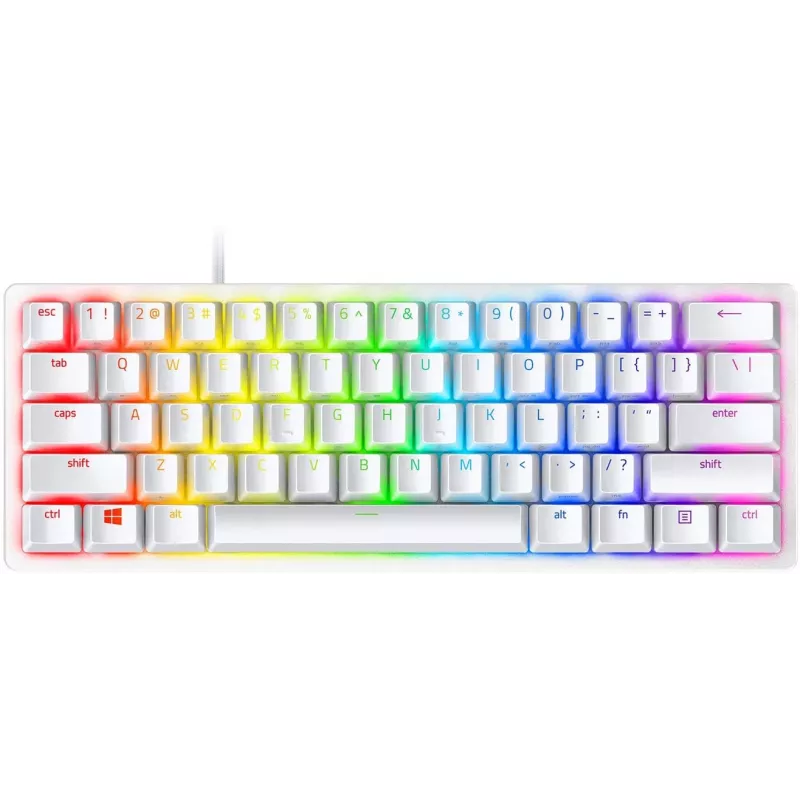 RAZER Huntsman Mini Mercury Edition klaviatūra su Purple Switch (JAV išdėstymas)