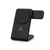 Vidinis įkroviklis Crong CRG-MSPS-BLK išmaniesiems laikrodžiams juodas Lightning USB belaidis