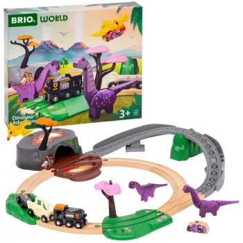 Brio World Dinozaurų nuotykių rinkinys, traukinys