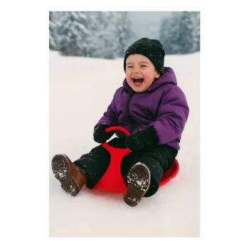 Raudonas plastikinis rogutės Jamara Snow Play Snow Glider 570×380×30 mm