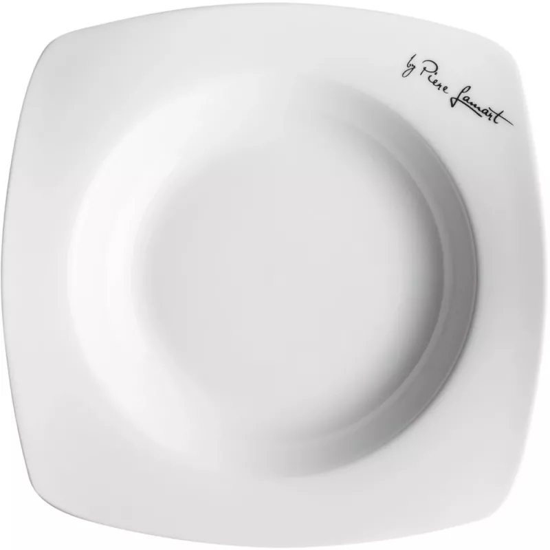 Indų rinkinys LAMART LT9002 – 6 vnt. porcelianinės lėkštės: 2×25 cm, 2×20 cm, 2×17 cm, baltos