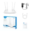 Stalininis maršrutizatorius Cudy WR1200 dviejų juostų Wi‑Fi 5 (802.11ac) 867 Mbit/s, 4x RJ‑45 LAN, baltas