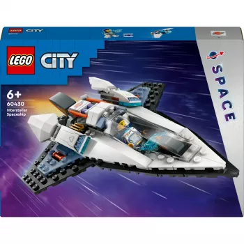 LEGO City statybinis žaislas Kosminis laivas 60430 – 240 dalių, 1 minifigūrėlė, nuo 6 metų, 170×220×40 mm