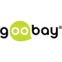 Goobay TV antenos laidas (135 dB tipas), 4x ekranuotas, 2 m, baltas - auksuotas, Koax lizdas 90° > Koax kištukas 90° (70417)