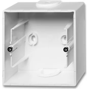 Kabelių lovelis Busch-Jaeger 2CKA001799A0897, baltas, 80×43×80 mm