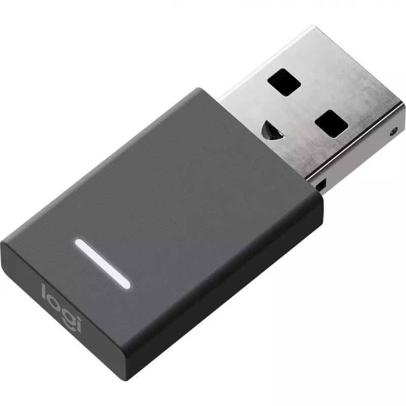Logitech Unifying + Audio Receiver UC – belaidis garso imtuvas ausinėms, pelei, klaviatūrai (981-00)
