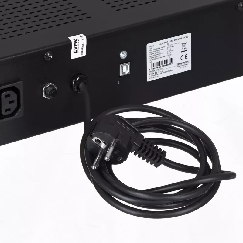 UPS EVER ECO Pro 1200 AVR CDS 19 (stovo; 1200 VA) (W/EAVRRM-001K20/00)
