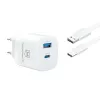 Įkroviklis 33W GaN PD 1xUSB-A+1xUSB-A