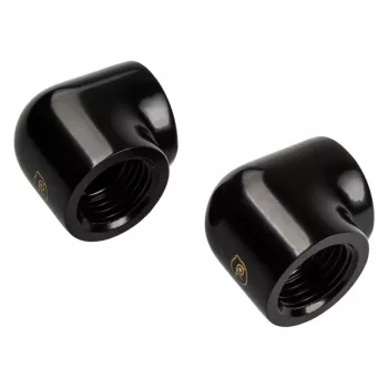Adapter 90° G1/4 colio moteriškas į moterišką, BitsPower Touchaqua TA-90DIA-GB