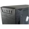LC Power Classic 7040B - MDT - ATX korpusas - be maitinimo šaltinio - juoda, šlifuotas aliuminis / juoda - USB/Audio