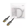 LogiLink CHA0101 HDMI AV laidas Juoda-pilka 2m HDMI į HDMI kištukai
