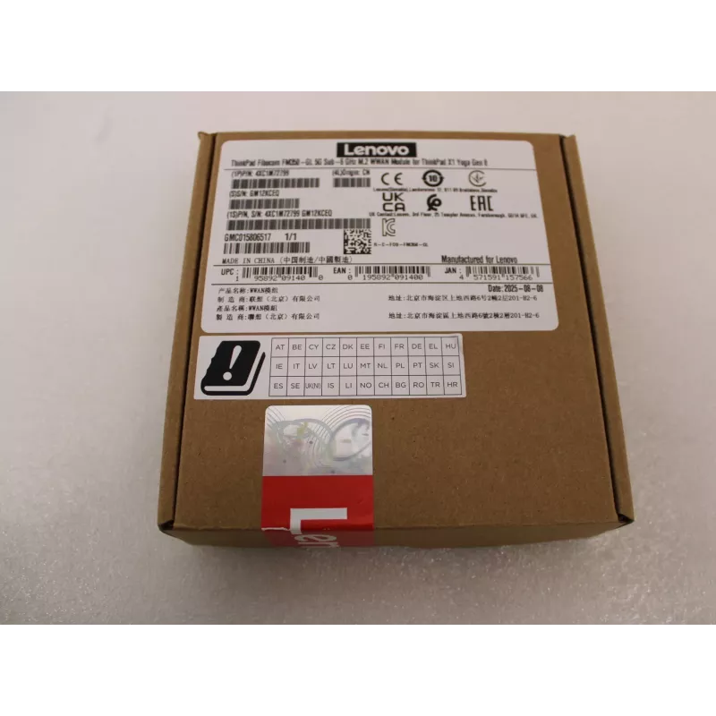 SALE OUT. | Lenovo 5G Sub-6 GHz M.2 WWAN modulis | ThinkPad Fibocom FM350-GL | NAUDOTAS
