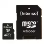 Intenso 64GB MicroSDXC Class 10 atminties kortelė