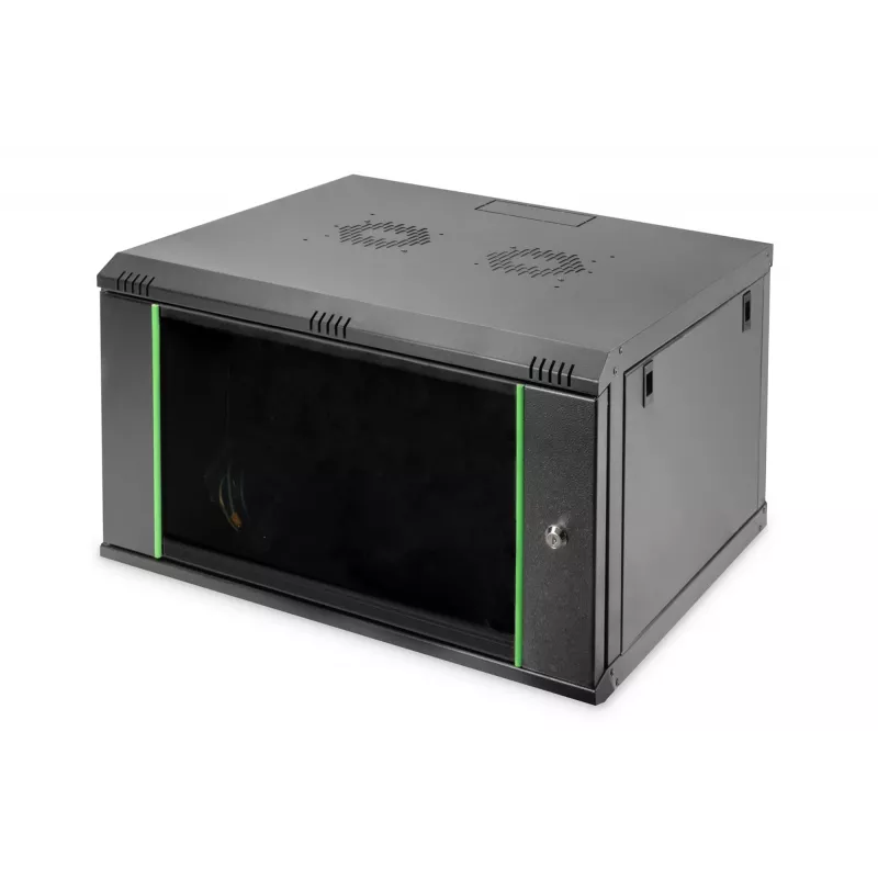 Sieninis tinklo stovas Digitus DN-19 07U-6/6-EC-SW