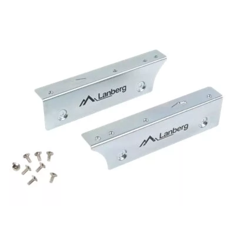 Lanberg IF-35-25 – universalus laikiklis 2,5 colio kietajam diskui arba SSD, metalinis, sidabrinis, 16 mm