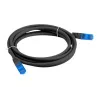 LANBERG PATCHCORD S/FTP CAT.6A 2M JUODAS LSZH