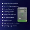 MPPT saulės baterijų įkrovimo valdiklis QOLTEC 10A 12V/24V su LCD ekranu