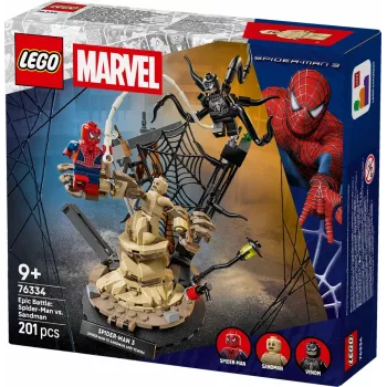LEGO MARVEL 76334 Epinė kova: Žmogus-voras prieš Smėlio žmogų