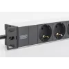 Aliumininis rozetinis blokas Digitus DN-95411 3 saugios rozetės 2m