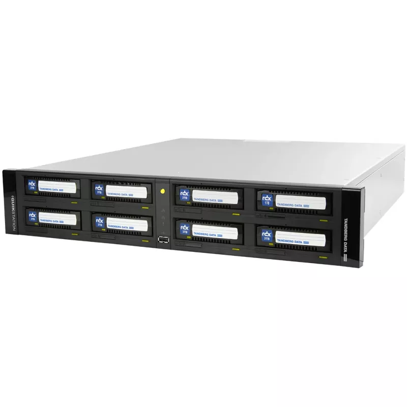 Tandberg RDX QuikStation 8 RM 8 lizdų 2x 10Gb Ethernet 2U naujas