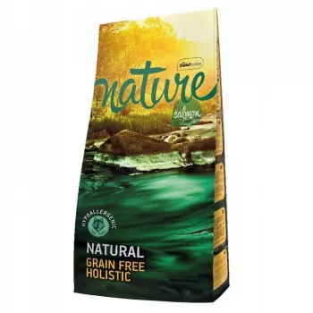 NATURE Grain Free Holistic sausas šunų maistas su lašiša, 2 kg