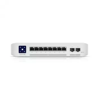 Ubiquiti UniFi Enterprise 8 PoE valdomas L3 2,5G eterneto jungiklis (100/1000/2500) su PoE nerūdijančiu plienu