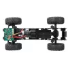 RC visureigis Amewi Mini‑D90 4WD 1:16 RTR nuotoliniu valdymu modelis, 4 ratų pavara, 1:16 mastelis