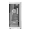 Kompiuterio korpusas DarkFlash DS900G Baltas — mid-tower, grūdintas stiklas, be ventiliatorių