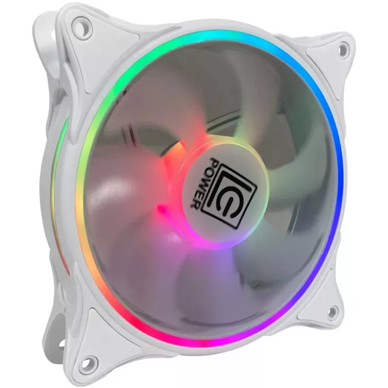 LC-Power LC-CF-120-ARGB-W 120 mm ARGB korpuso ventiliatorius – baltas