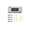 LANBERG PLC-6SL1-S jungiamoji dėžutė tinklui, Cat6 S/FTP (S-STP), sidabrinė, 82×35×23 mm