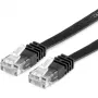 VALUE Patch-Cable RJ-45 (M) į RJ-45 (M) 1,5 m UTP CAT 6a Halogen-Free, Moulded, Stranded, Flat Juoda (21.99.0824)