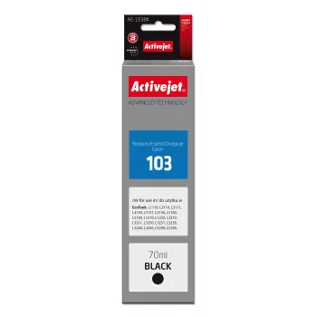Rašalas Activejet AE-103Bk (atitinka Epson 103 C13T00S14A; Supreme; 70 ml; 4500, juodas)