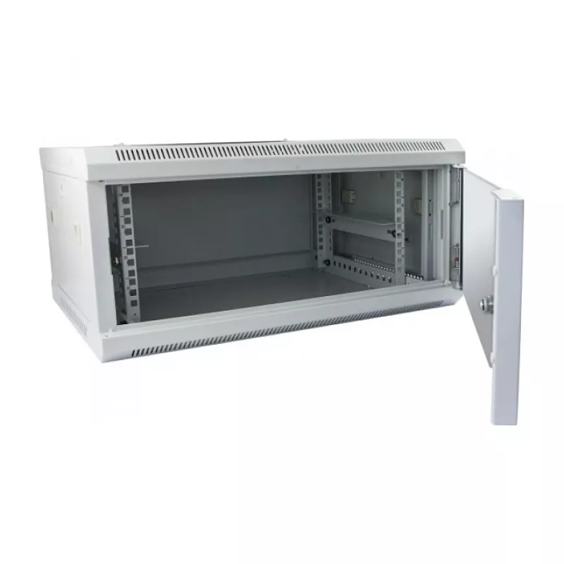 Sieninis 19 colių stovo korpusas ALLNET ALL-SMC6604GRAU 4U, pilkas, 50 kg talpa, rakinamas
