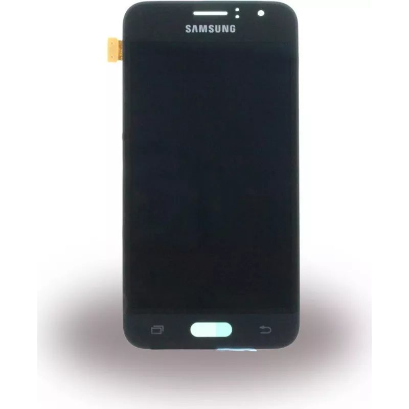 Samsung Galaxy J1 2016 (GH97-18224C) juodas ekrano jutiklio modulis – lietimui jautraus stiklo pakeitimas