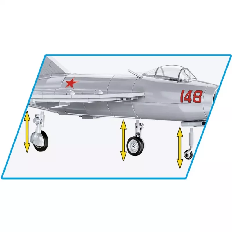 COBI Istorinė kolekcija Korėjos karas MIG-15 NATO kodas Fagot Sovietinis reaktyvinis lėktuvas