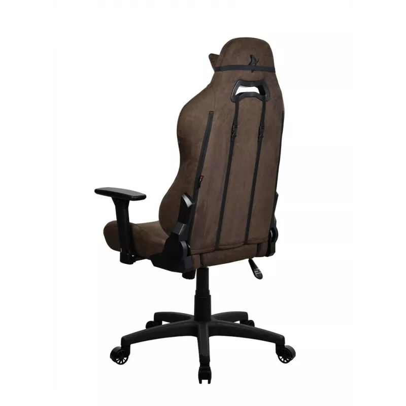 Žaidimų kėdė Arozzi Torretta SuperSoft – ergonomiška ruda, atraminė konstrukcija