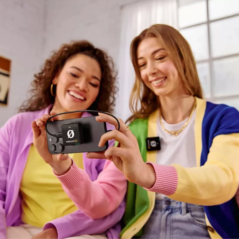 WIME RODE WIRELESS ME Dviejų kanalų belaidė mikrofono sistema tinklaraštininkams ir podcasteriams