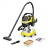 Kärcher WD 5 S V-25/5/22 šlapio ir sauso siurblys, nerūdijantis plienas, juoda, geltona, 25 l, 1100 W