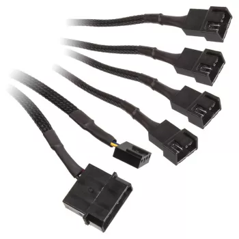 Kabelio skirstytuvas EK Water Blocks EK-Cable Splitter 4-Fan PWM Extended