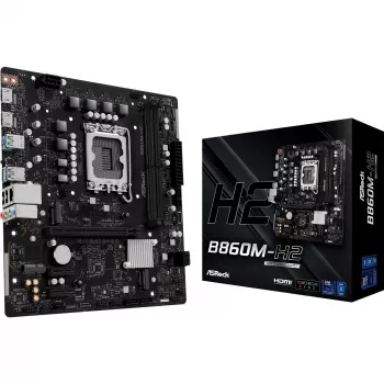 ASRock B860M-H2 DDR5 LGA1851 Micro-ATX pagrindinė plokštė
