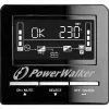 PowerWalker VI 1100 CW linijiškai interaktyvus nepertraukiamo maitinimo šaltinis (UPS) 1100 VA (1,1 kVA), 770 W, 7 Ah, RS-232, USB, juodas