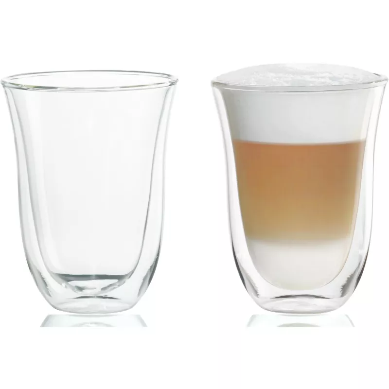 Kavos stiklinės De'Longhi 5513214611 permatomas stiklas 2 vnt 220 ml 117 mm